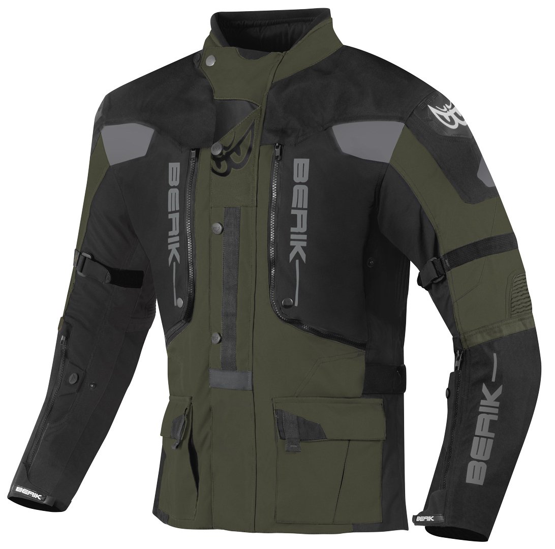 Berik Dakota Waterproof 3in1 Motosiklet Mont  Siyah/Yeşil