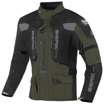 Berik Dakota Waterproof 3in1 Motosiklet Mont  Siyah/Yeşil