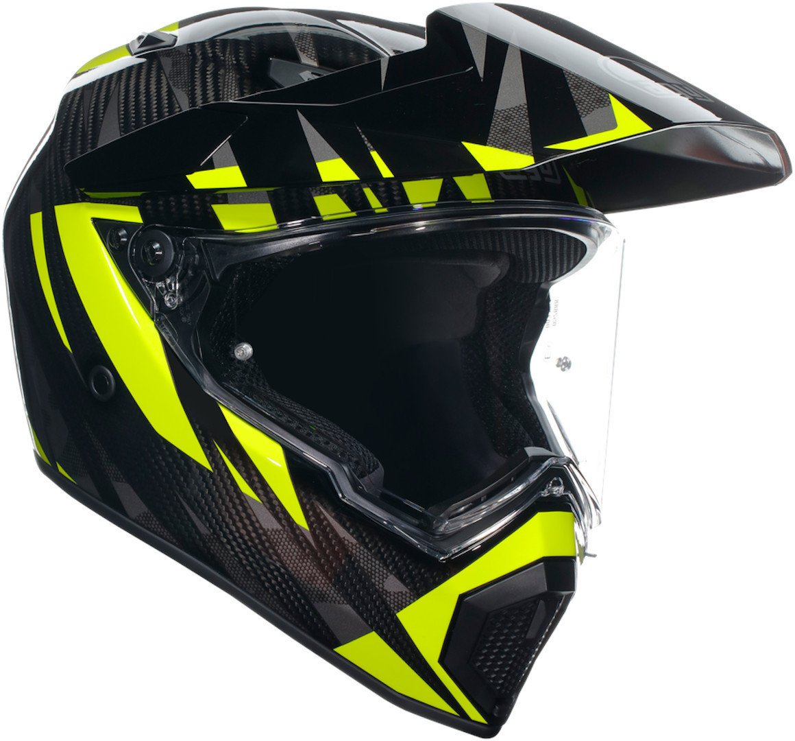 AGV AX-9 Steppa 06 Kapalı Kask Siyah-Gri-Sarı