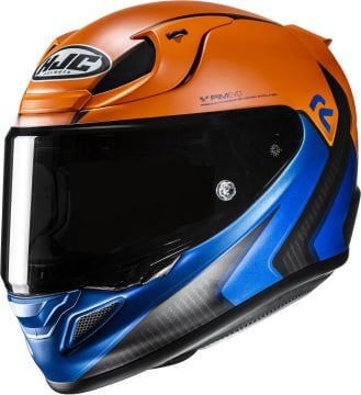 HJC RPHA 12 Kos Kapalı Kask Turuncu/Mavi