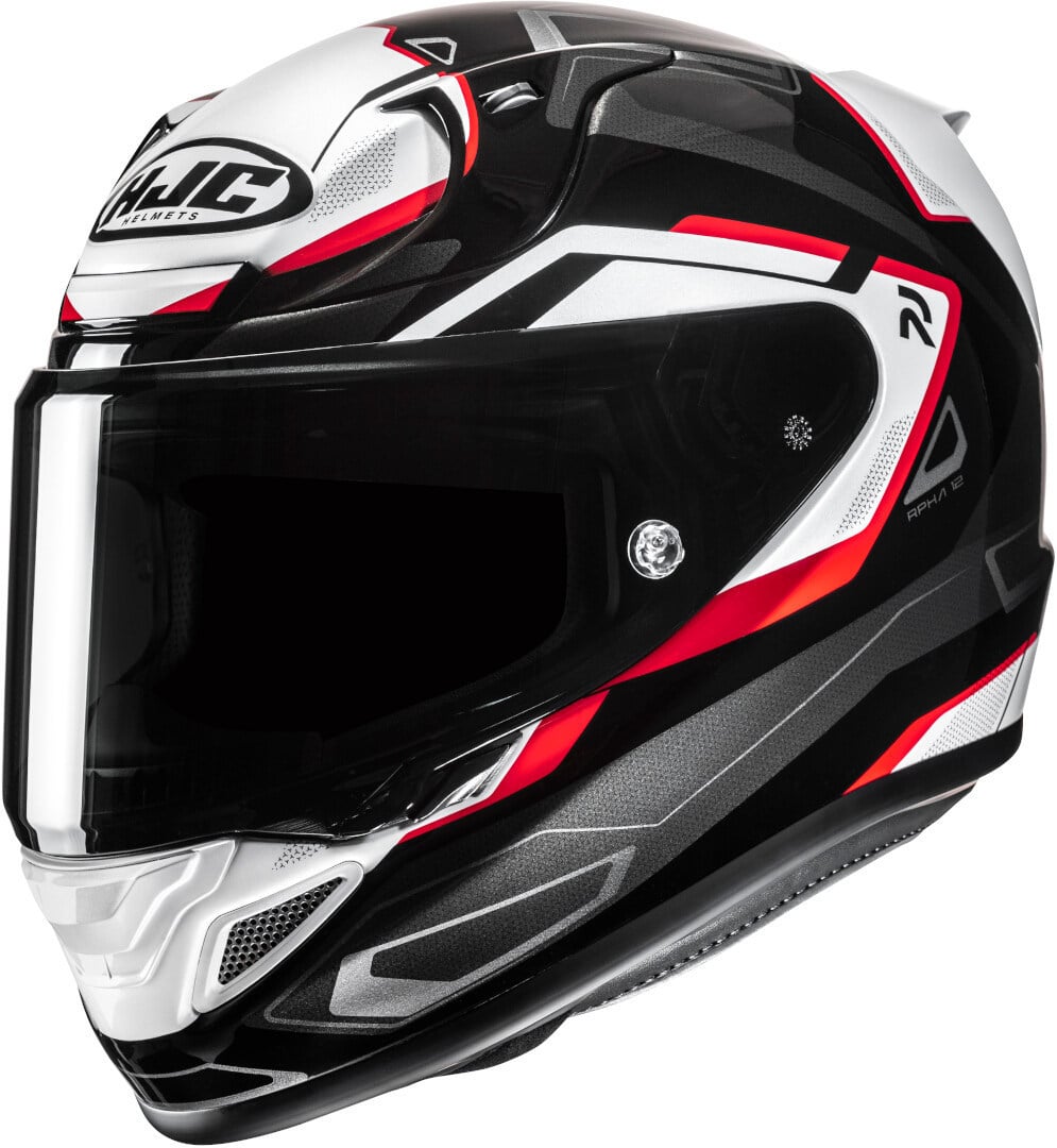 HJC RPHA 12 Brels Kapalı Kask siyah-beyaz-kırmızı