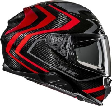 HJC F71 Karbon Nevio Kask Kırmızı
