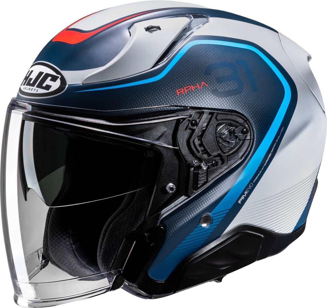 HJC RPHA 31 Kouv Açık Kask Beyaz-Mavi