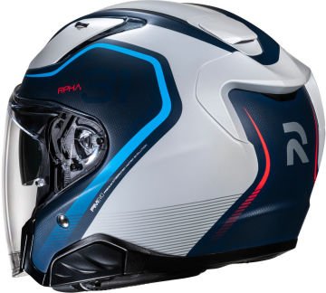 HJC RPHA 31 Kouv Açık Kask Beyaz-Mavi