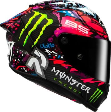 HJC RPHA 1 V2 Funky Diablo Karbon Kapalı Kask