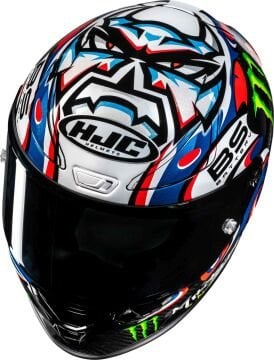 HJC RPHA 1 V2 Carbon Quartararo Le Mans 3 Karbon Kapalı Kask