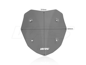 WRS Sport Koyu Füme Ön Cam BMW F 900 XR 2020-2026