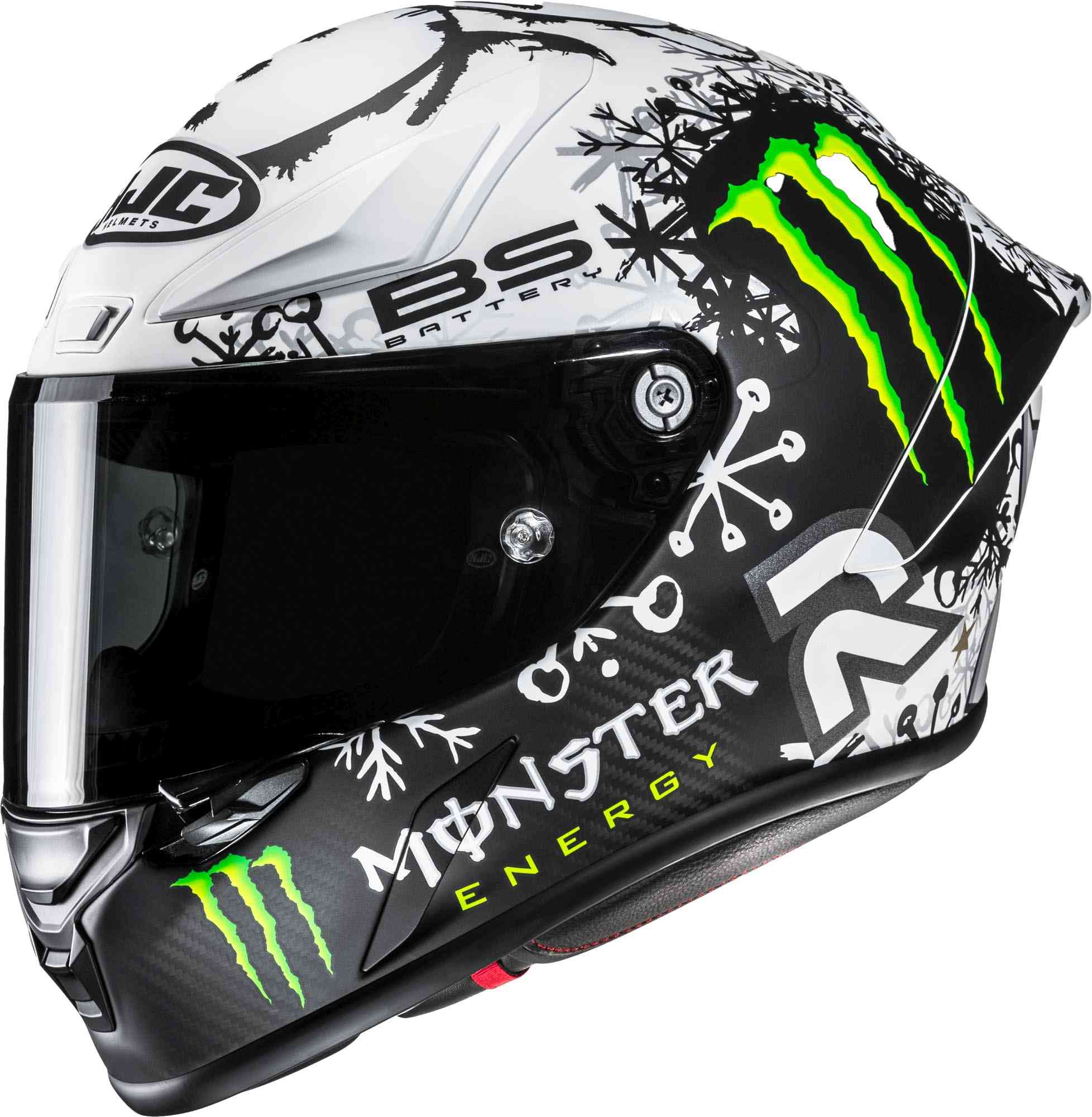 HJC RPHA 1 V2 Carbon Snow Diablo Karbon Kapalı Kask
