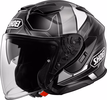 Shoei J-Cruise 3 Whizzy TC-5 Açık Kask Siyah-Gri