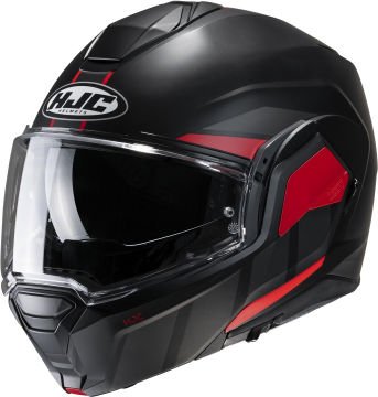 HJC i100 Beis Çene Açılır Kask Kırmızı