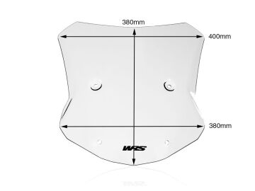 WRS Touring Şeffaf Ön Cam BMW S 1000 XR 2020-2026