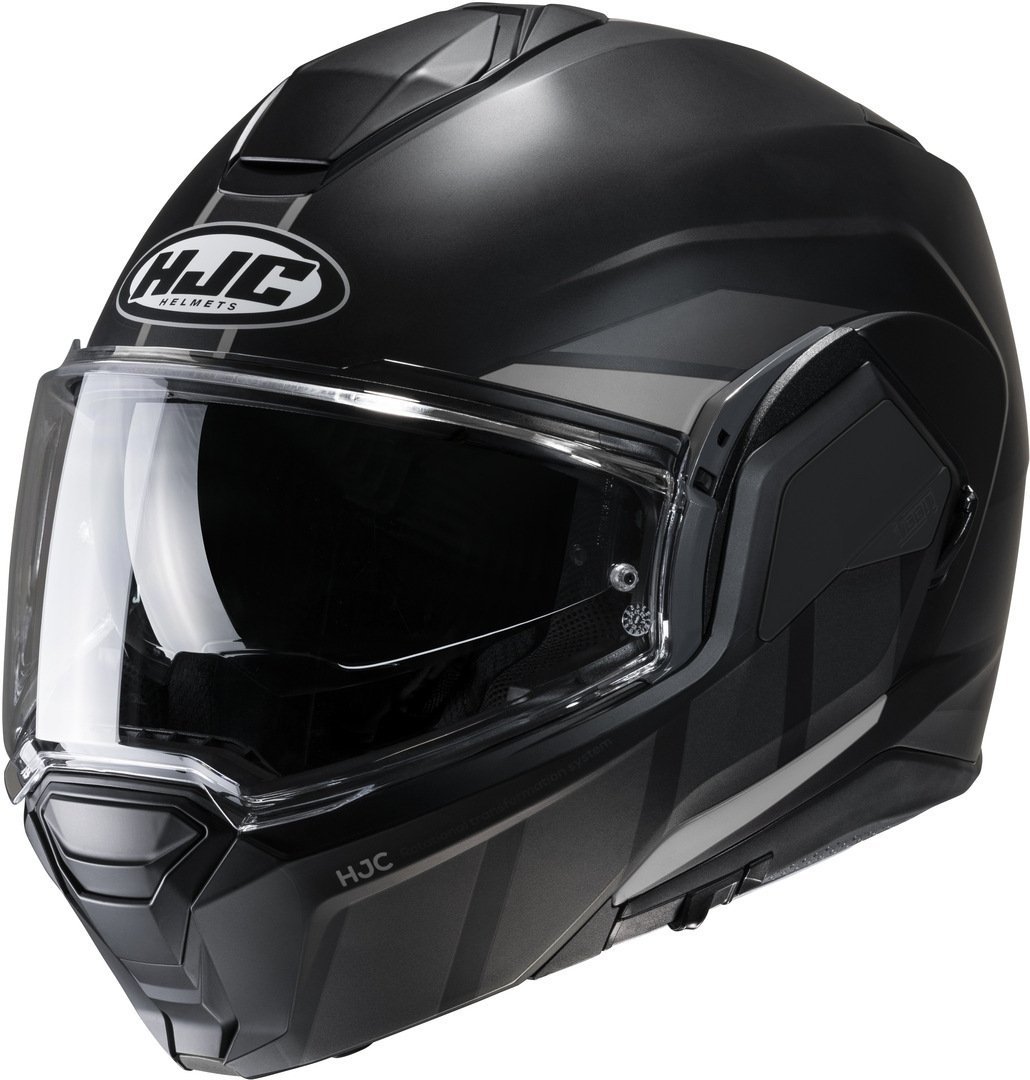 HJC i100 Beis Çene Açılır Kask Gri