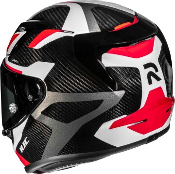 HJC RPHA 12 Karbon Xentra Kapalı Kask Siyah-Beyaz-Kırmızı