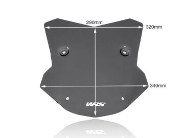 WRS Sport Koyu Füme Ön Cam BMW M 1000 XR 2023-2026