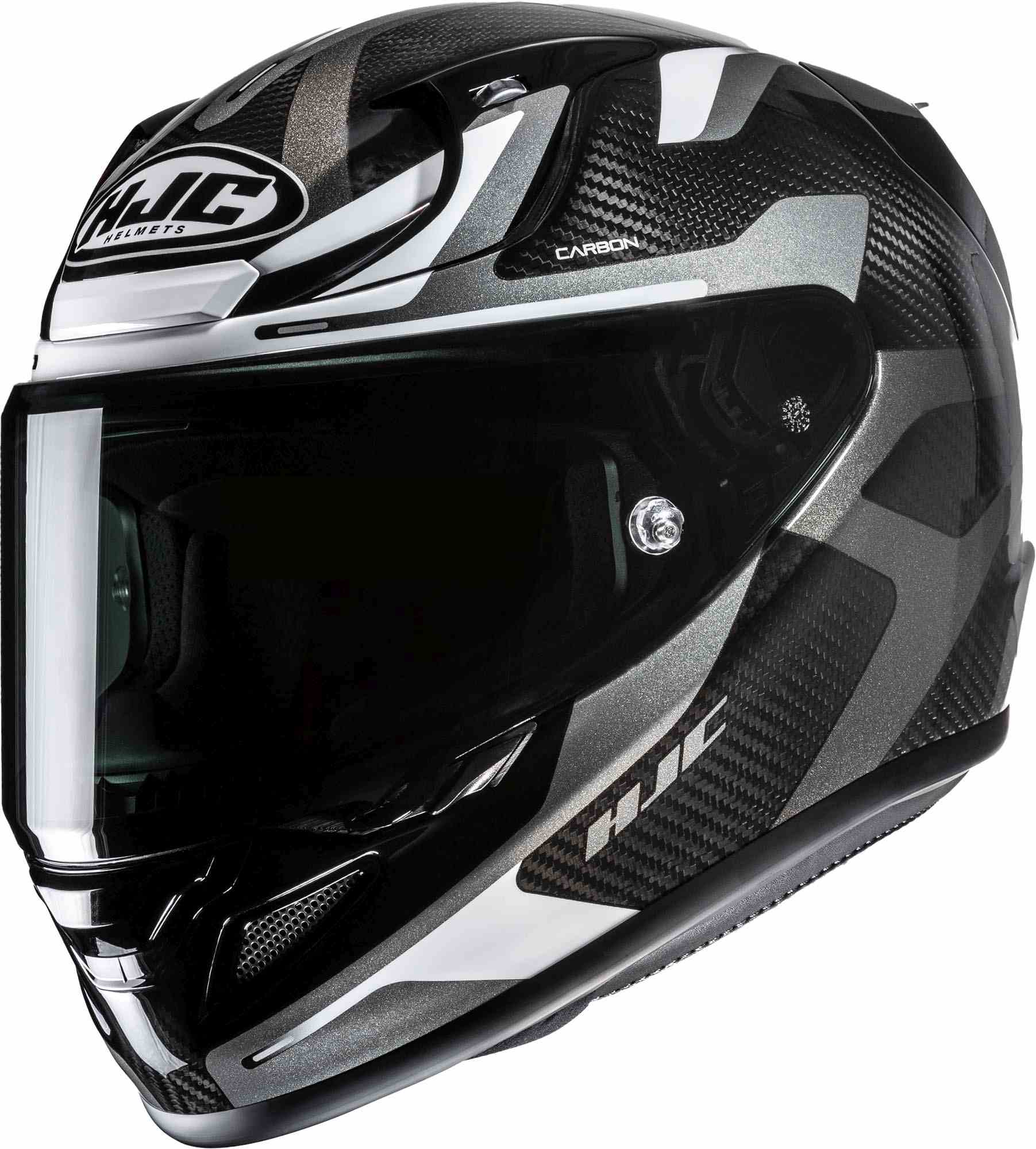 HJC RPHA 12 Karbon Xentra Kapalı Kask Siyah-Beyaz-Gri