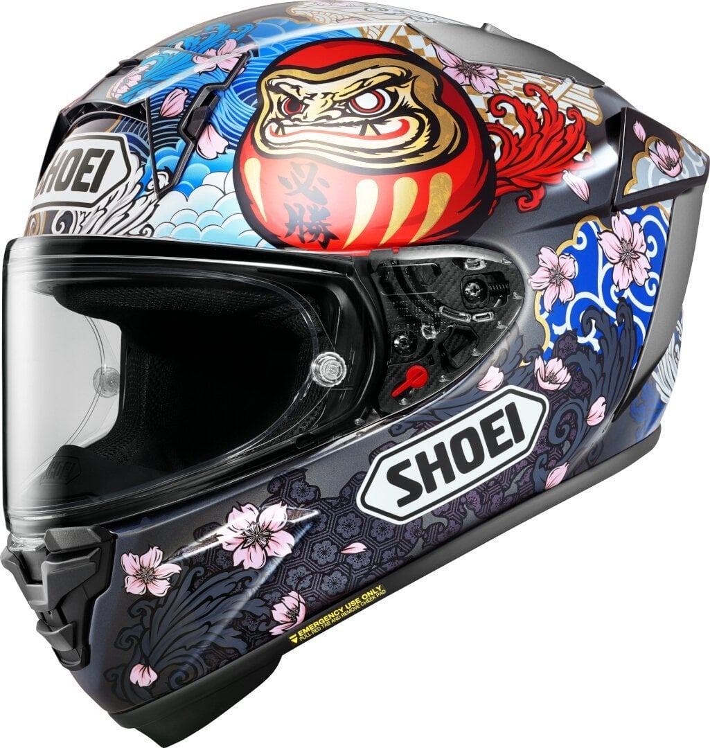 Shoei X-Spirit Pro Marquez Motegi5 TC-1 Kapalı Kask