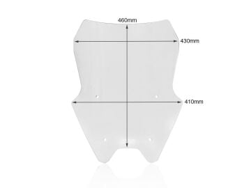 WRS Şeffaf Tur Tipi Ön Cam BMW R 1250 Rs 2018-2024