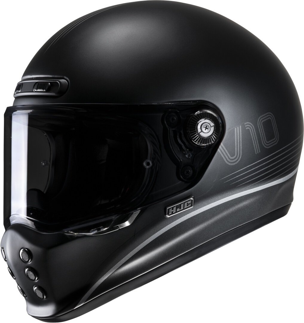 Hjc V10 Tami Retro Kapalı Kask Mat Siyah