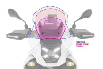 BMW R 1300 GS 2023-2024 Wunderlich MARATHON Ön Cam Şeffaf ACC