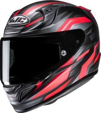 HJC RPHA 12 Dravix Kapalı Kask Gri-Kırmızı