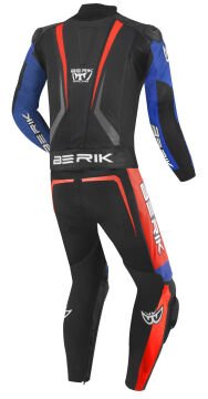 Berik Absolute GP2 2-Parça Deri Tulum Siyah-Mavi-Kırmızı