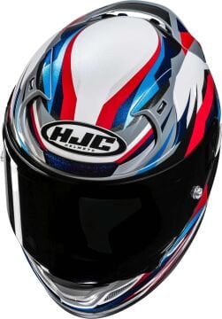 HJC RPHA 12 Dravix Kapalı Kask Mavi-Kırmızı