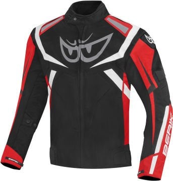 Berik Radic Evo Plus Waterproof Motosiklet Mont Siyah/Beyaz/Kırmızı