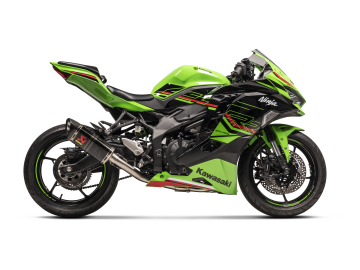 Kawasaki Ninja ZX4 R 2023-2025 Akrapovic Racing Line Full Sistem Egzoz Karbon