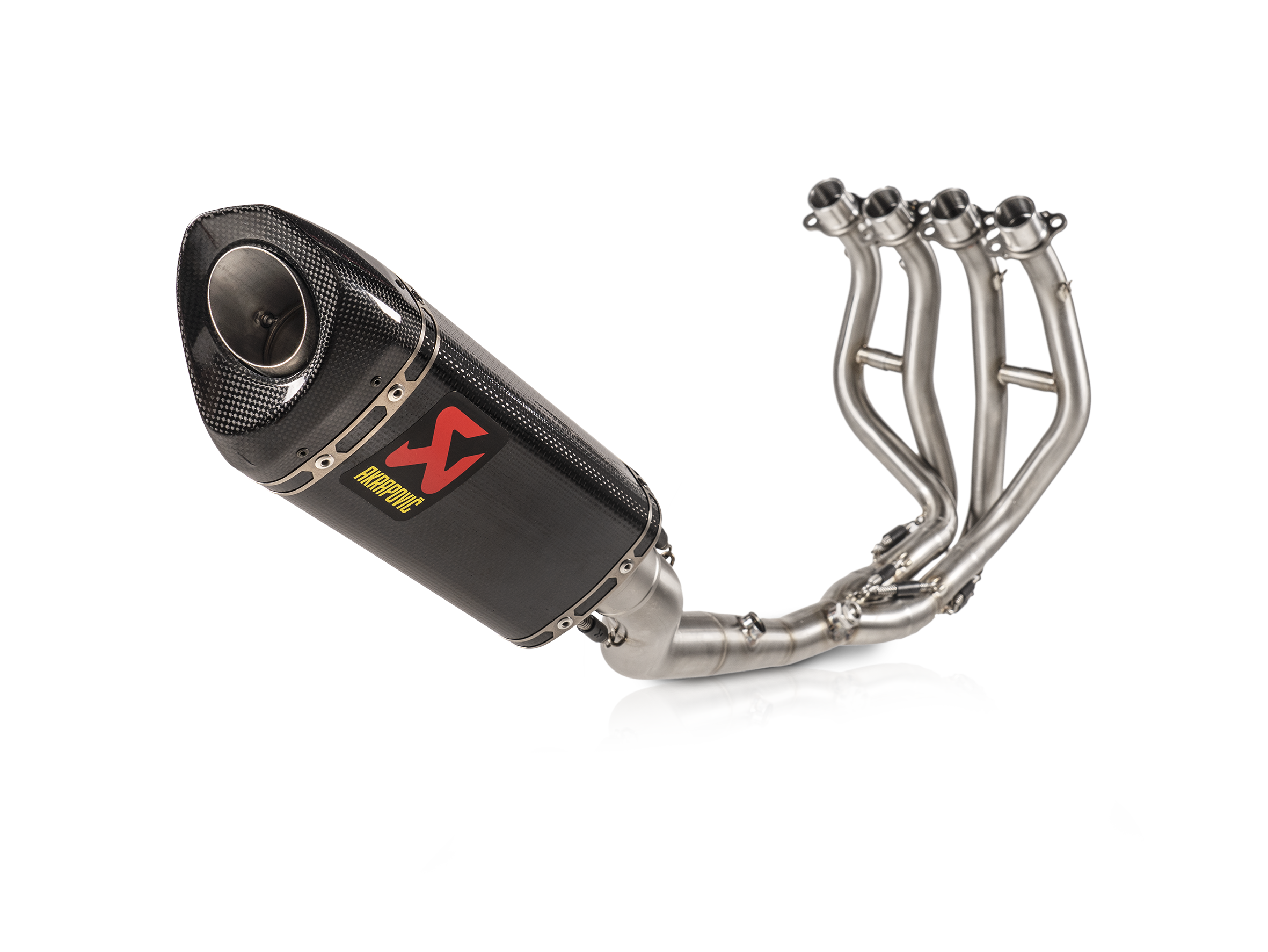 Kawasaki Ninja ZX4 R 2023-2025 Akrapovic Racing Line Full Sistem Egzoz Karbon