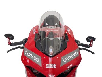 WRS Yüksek Yarış Tipi Ön Cam Şeffaf +45Mm Ducati Panigale V2 2020-2024