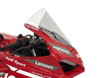 WRS Yüksek Yarış Tipi Ön Cam Şeffaf +45Mm Ducati Panigale V2 2020-2024