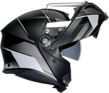 AGV Tourmodular Perception Kapalı Kask Mat Siyah-Gümüş