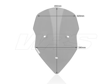 WRS Ön Cam Intermedio Füme Ducati Multistrada 1200 / S 2010-2012