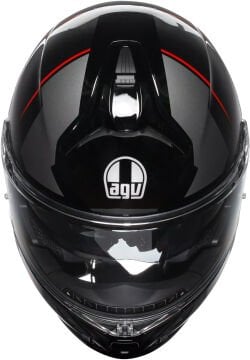 AGV Tourmodular Perception Kapalı Kask Siyah-Kırmızı