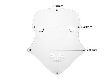 WRS Tur Tipi Ön Cam Şeffaf Ducati Multistrada V4 Rs 2025-2026
