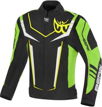 Berik Radic Evo Plus Waterproof Motosiklet Mont Siyah/Sarı/Yeşil