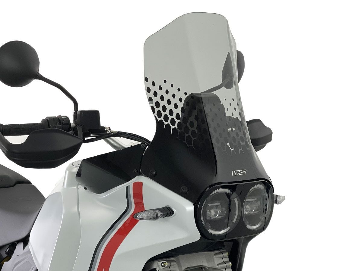 WRS Ön Cam Caponord Füme Ducati Desert X / Rally / Discovery 2022-2025
