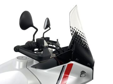 WRS Ön Cam Caponord Şeffaf Ducati Desert X / Rally / Discovery 2022-2025