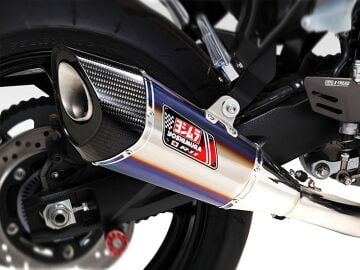 Suzuki GSX-8S / GSX-8R Yoshimura R-11 JMCA Titanyum Mavi Komple Egzoz
