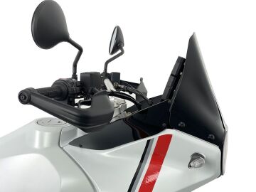 WRS Ön Cam Enduro Gloss Siyah Ducati Desert X / Rally / Discovery 2022-2025