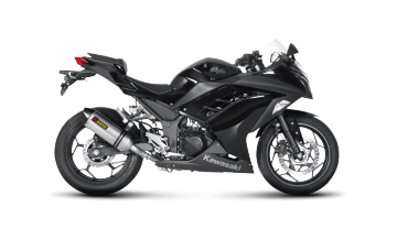 Kawasaki Ninja 300 2017-2020 Akrapovic Slip-On Egzoz