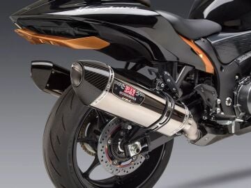 Suzuki Hayabusa 2022–2025 Yoshimura R-77 Çelik/Karbon Çift Slip-On Egzoz