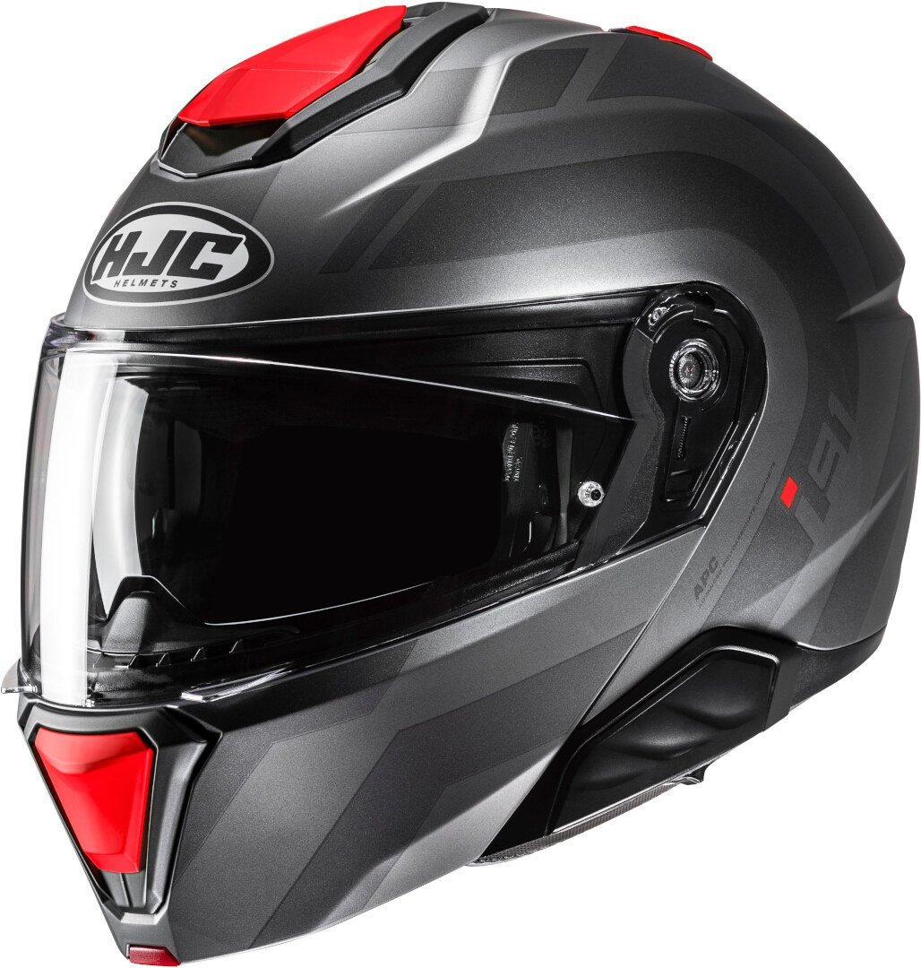 HJC i91 Arven Çene Açılır Kask Kırmızı