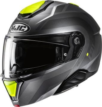 HJC i91 Arven Çene Açılır Kask Sarı
