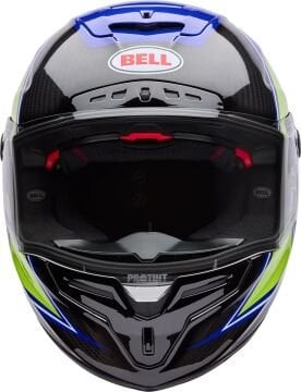 Bell Race Star DLX Flex Grid Kapalı Kask Mavi-Sarı