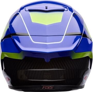 Bell Race Star DLX Flex Grid Kapalı Kask Mavi-Sarı