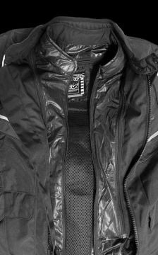 Berik Safari Pro Waterproof 3in1 Motosiklet Mont Siyah/Gri