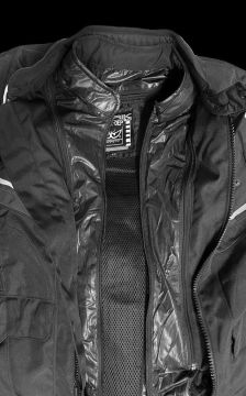 Berik Safari Pro Waterproof 3in1 Motosiklet Mont Siyah/Gri