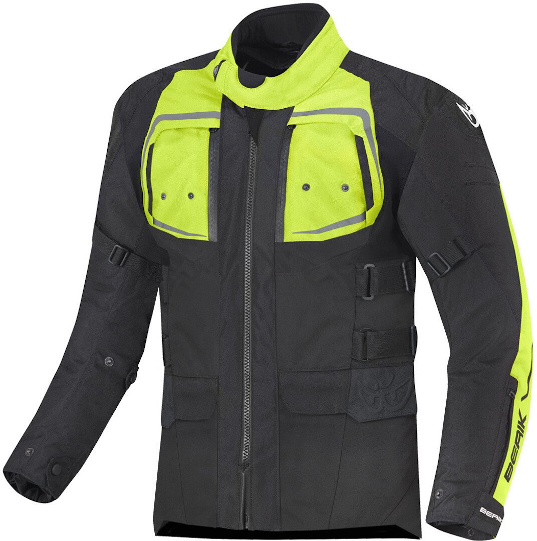 Berik Safari Pro Waterproof 3in1 Motosiklet Mont Siyah/Sarı