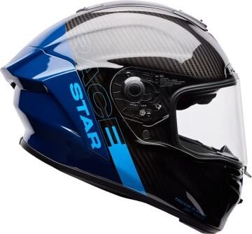 Bell Race Star DLX Flex Strike Karbon Kapalı Kask Mavi